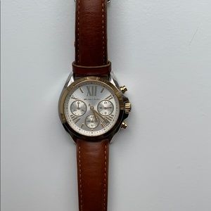 Michael Kors Bradshaw Leather Watch